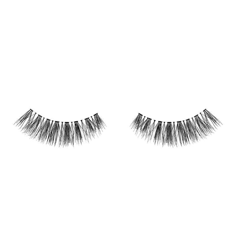 Uroparis 53 Eyelashes for Women — Tapered Handmade Eye Lashes | Lightweight False Lashes with Premium Virgin Hair | Invisible Band | For Glam Look & Enhance Beauty (Black) - 1 Pair - Image 3