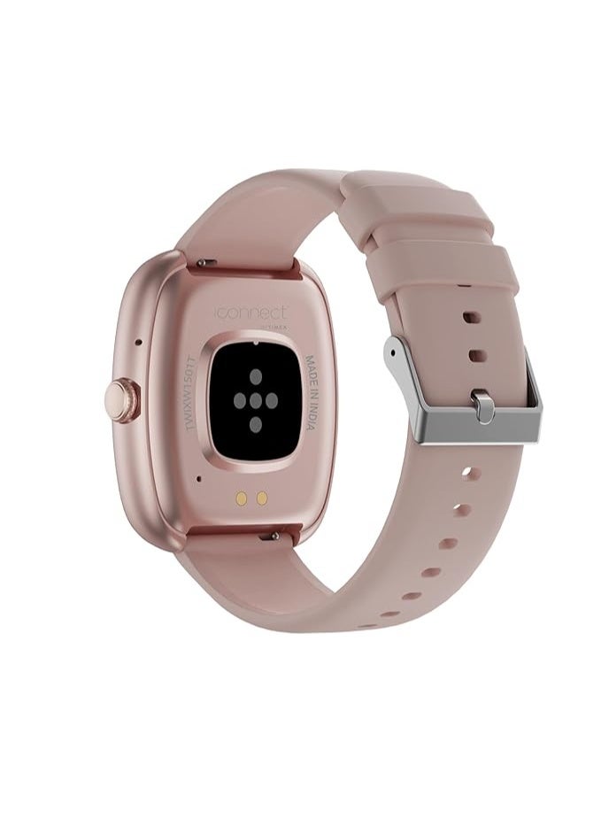 TIMEX iConnect Calling Ace+ 1.83"(4.6 cm) 3D UI Display with Functional Crown and BT Calling Smartwatch for Unisex - TWIXW1501T - Image 4