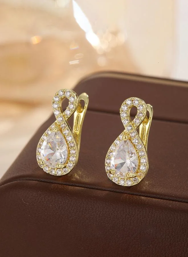 Embellished Huggie Earrings