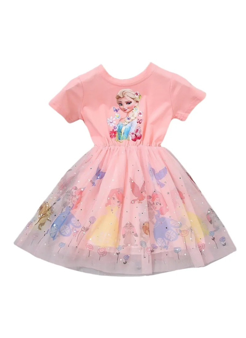 D'Daniela D' Daniela - Elsa Enchanted Tulle Dress - Pink