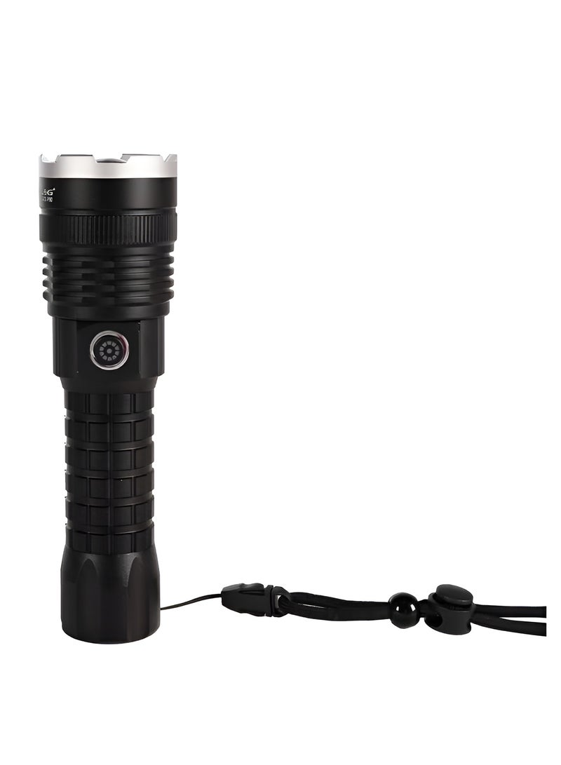 P50 Ultra-Bright Rechargeable Flashlight – 3 Lighting Modes, 1000m Long Beam, Water-Resistant with 8000mAh Battery - Image 5