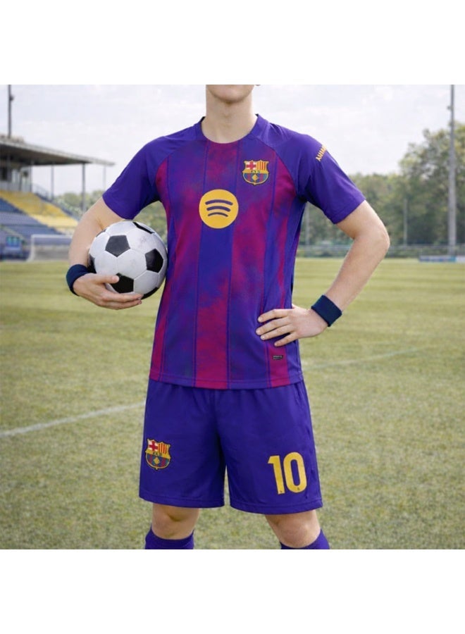 FC Barcelona Adult Football Jersey Set – Lamine Yamal #10, Breathable Soccer Kit with Shorts, Blaugrana Home Fan Edition - Image 5