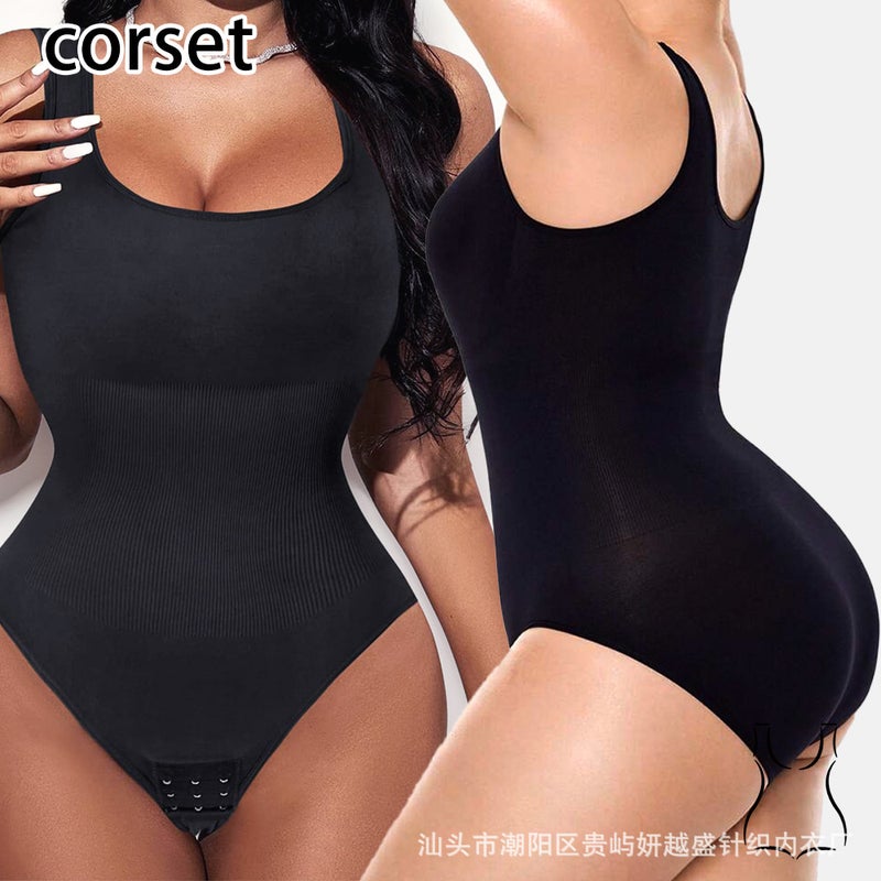 Body Shaping Clothing Body Shaping Body Shaping Body Shaping Body-Breasted Crotch-Opening Body-On Seamless Body-On-Body Bodysuit - Image 5
