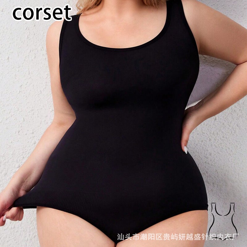 Body Shaping Clothing Body Shaping Body Shaping Body Shaping Body-Breasted Crotch-Opening Body-On Seamless Body-On-Body Bodysuit - Image 3