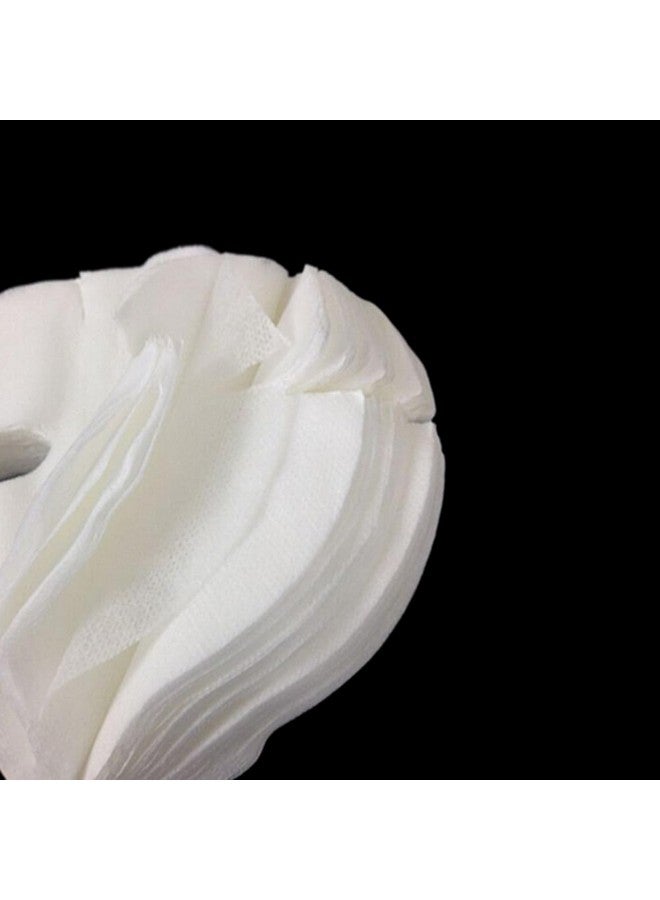 Jilukibo Precut Cotton Facial Mask Paper Sheets With 100 Pcs Eye Mask Paper Disposable White Diy Natural Spa Skin Care Fiber Paper For Women Non Woven Beauty Face Masks For Home Spa Travel (100 Pack) - Image 4