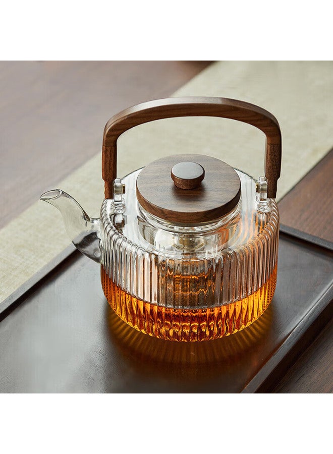 Yihutea Glass Electric Ceramic Stove With Tea Pot, Large Capacity Household Water Kettle, Health-preserving Tea Set For Stove-side Tea Brewing - Image 1