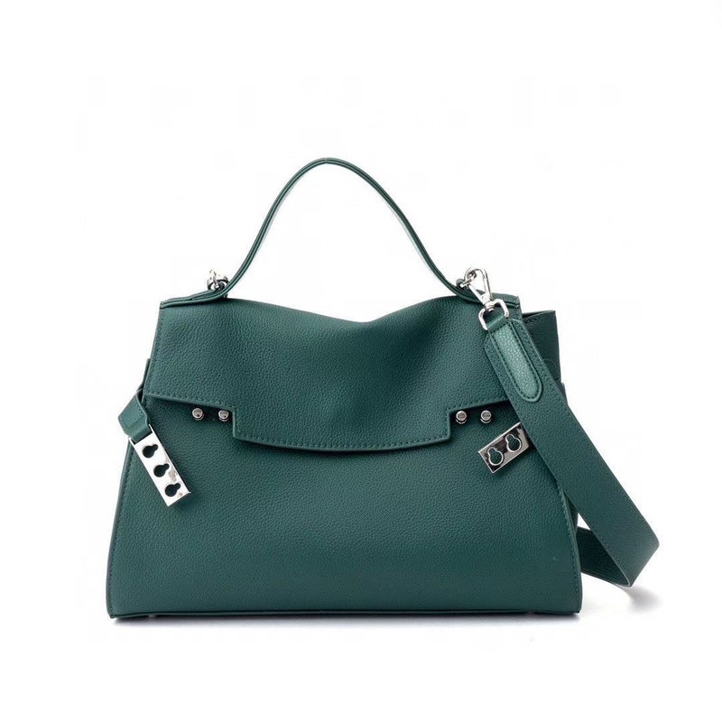 Top Layer Cowhide Leather Bag Women'S Fashion Handbag Simple Large Capacity Shoulder Bag Women'S Bag Bags - Image 5