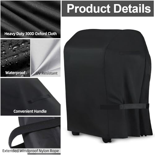 IWNTWY Grill Cover, 40-inch Heavy Duty Oxford Outdoor Waterproof Grill Covers, Dust-Proof Windproof UV Resistant BBQ Gas Cover Fit Most Brands Char Broil, Weber, Brinkmann, Holland - Image 4