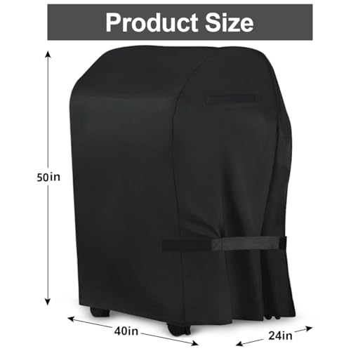 IWNTWY Grill Cover, 40-inch Heavy Duty Oxford Outdoor Waterproof Grill Covers, Dust-Proof Windproof UV Resistant BBQ Gas Cover Fit Most Brands Char Broil, Weber, Brinkmann, Holland - Image 2