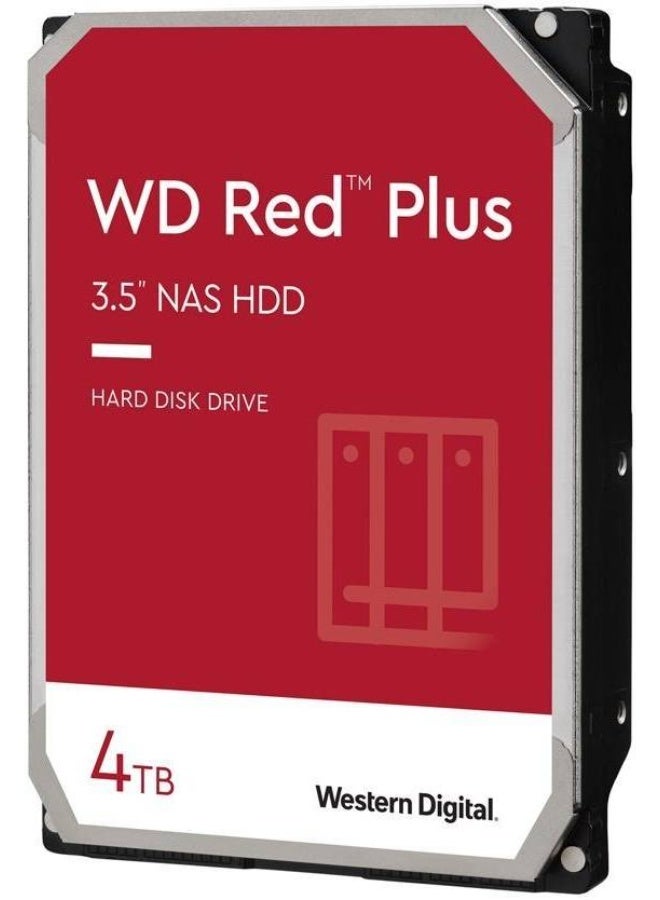 Western Digital Red Plus 4TB SATA 6Gb/s 3.5" NAS Hard Disk Drive, 5400 RPM Class,128MB Cache, 3D Active Balance Plus, Up to 180 TB/yr Workload Rate, NASware Firmware | WD40EFZX / WD40EFZZ - Image 2