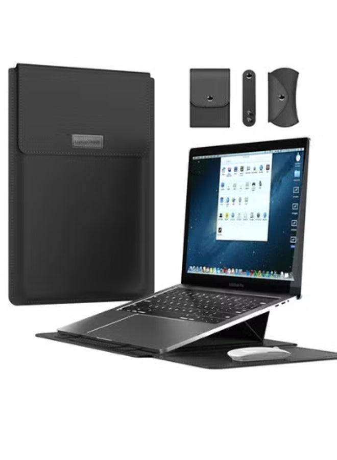 13 inch Laptop Sleeve Case, Slim Laptop Carrying Case with Stand Function Compatible with 2018-2021 MacBook Air 13 M1/ 2016-2021 MacBook Pro 13 M1/ XPS 13 inch/ 13-13.3 Surface Pro X 6 7 8 - Image 1