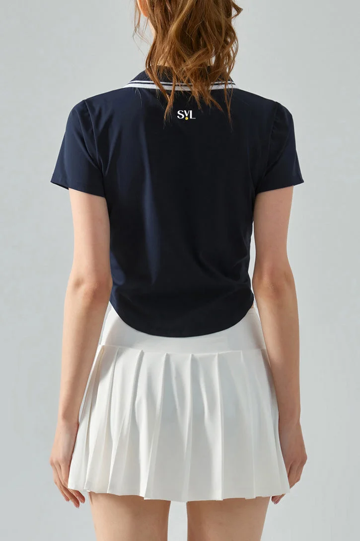 SVL SVL Perfect Polo Tshirt Dark Blue