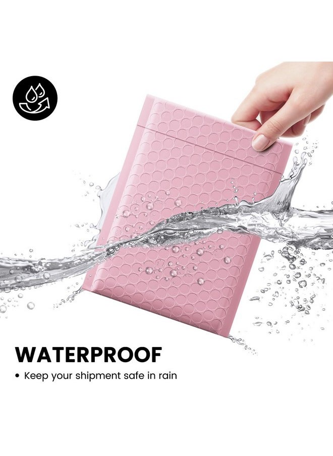 Fuxury Fuxury Bubble Mailers 6x10" 100 Pack Light Pink Padded Envelopes Usable Size 6x9" Self Seal Mailing Envelopes Bubble Padded Shipping Bags for Mailing,Packaging, Small Business, Boutique, Bulk #0  - Image 4