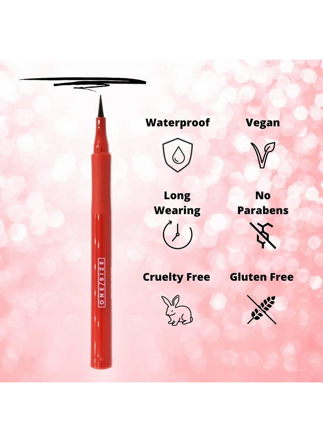 One size Onesize By Patrick Starrr Point Made Waterproof Liquid Eyeliner Pen24Hour Longwear Smudgeproof Precise Black Makeup Eye Liner Vegan Cruelty Free  - Image 3