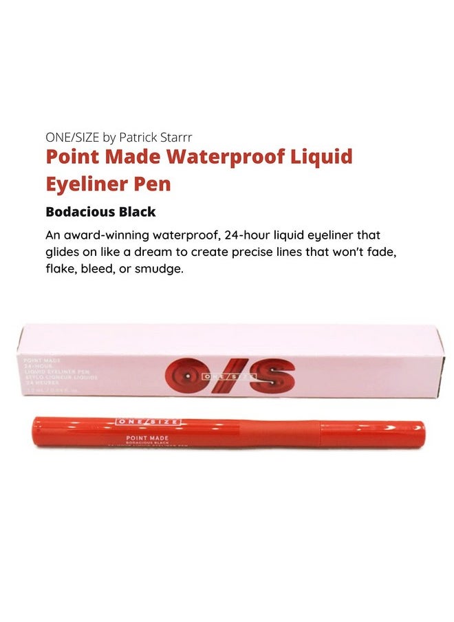 One size Onesize By Patrick Starrr Point Made Waterproof Liquid Eyeliner Pen24Hour Longwear Smudgeproof Precise Black Makeup Eye Liner Vegan Cruelty Free  - Image 2