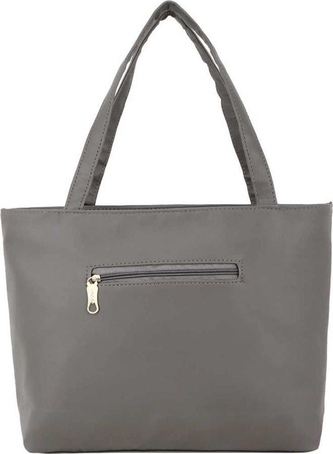 Bellina® Women's Handbag in Premium laktan zumka Grey Shoulder bag for women - Image 5