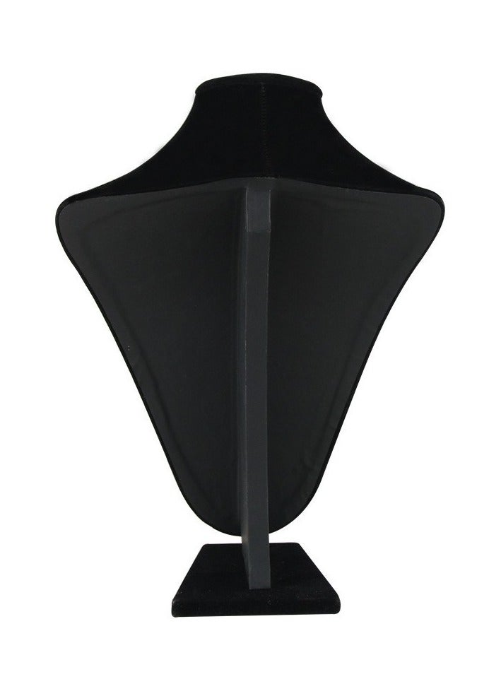 KUYING Black Velvet Portrait Neck Jewelry Rack  - Image 1