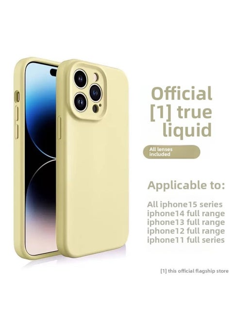 Premium Phone Case For Apple Liquid Silicone All-inclusive Lens Simple Protective Case Multiple Models Available