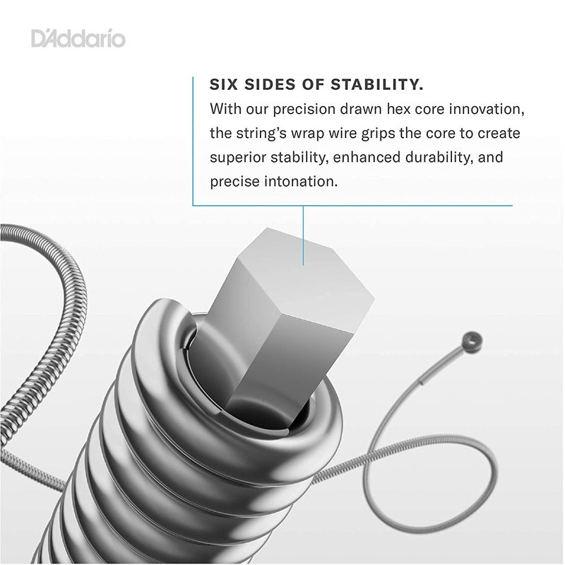 YEEN FOR D'Addario Bronze EZ890 009-.045 Super Light Gauge 85/15 Full Bright Tone Acoustic/Semi Acoustic Guitar Strings set with 2- Planet Waves - Image 3