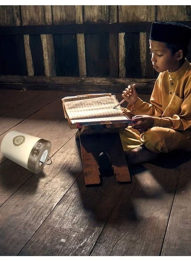 إلترازون Quran LED Moon Lamp Speaker with Bluetooth and Remote Control | Multicolour 3D Moon Light with Crystal-Clear Audio, Touch Control & Rechargeable Design for Relaxation Study, Night Ambience and Spiritual Listening - Image 3