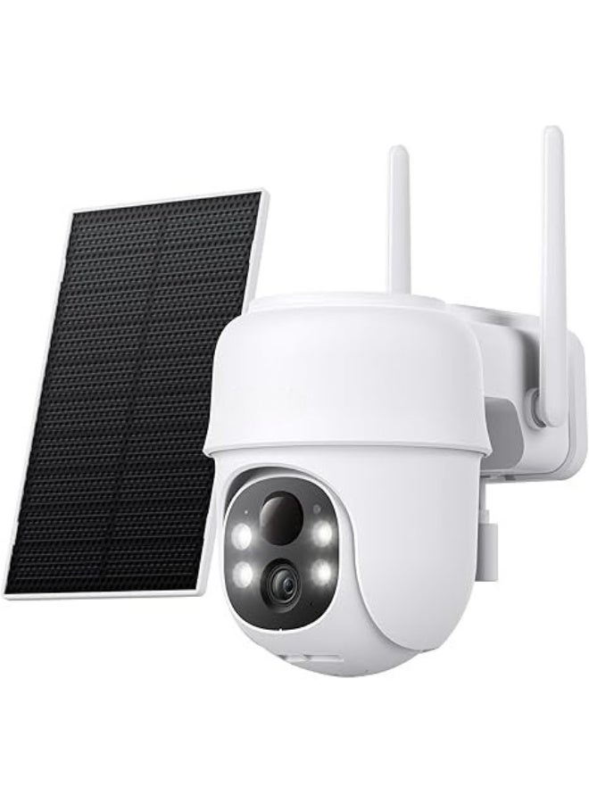 Wireless Outdoor Security Device - 2K HD, Solar/Battery Powered with Two-Way Audio & Smart Detection - Image 1