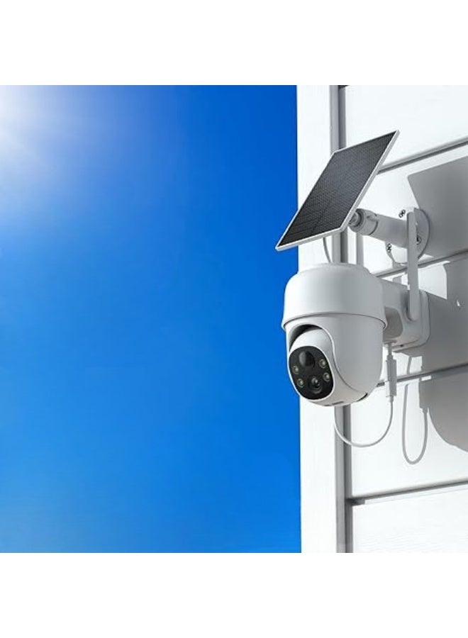 Wireless Outdoor Security Device - 2K HD, Solar/Battery Powered with Two-Way Audio & Smart Detection - Image 2