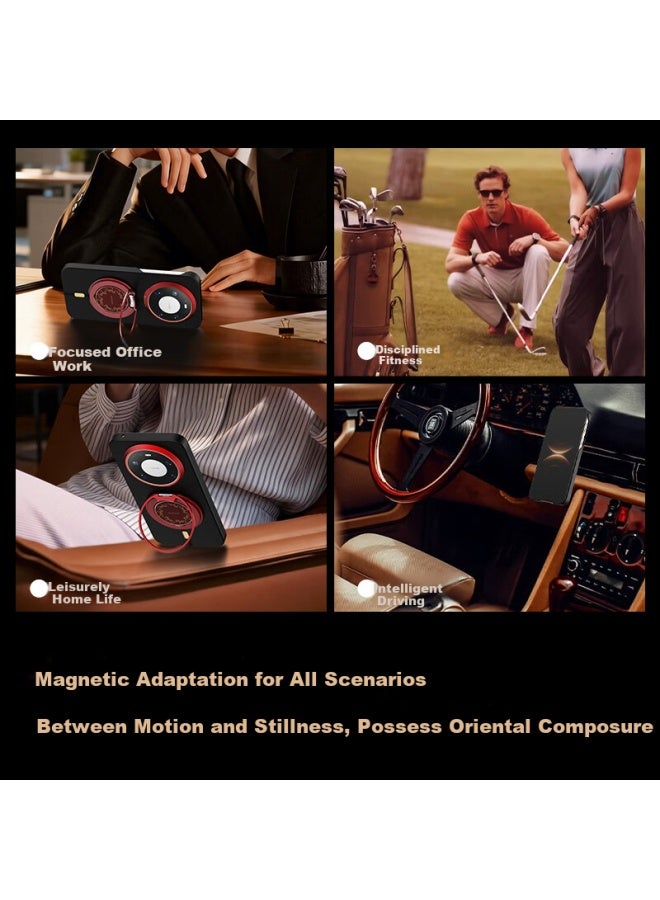 Defense Juesse [year Of The Horse Imperial Territory Ten Thousand Miles] Magnetic Leather Anti-drop Hinge Full-coverage Protective Case For Huawei Mate80rs New Year Edition Navigator Rock - Image 4