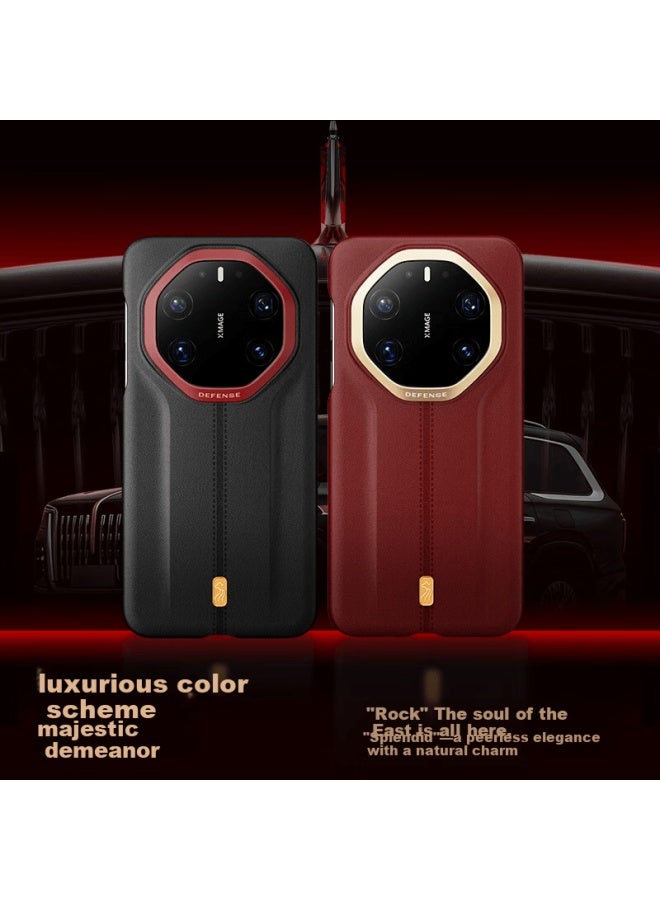 Defense Juesse [year Of The Horse Imperial Territory Ten Thousand Miles] Magnetic Leather Anti-drop Hinge Full-coverage Protective Case For Huawei Mate80rs New Year Edition Navigator Rock - Image 3