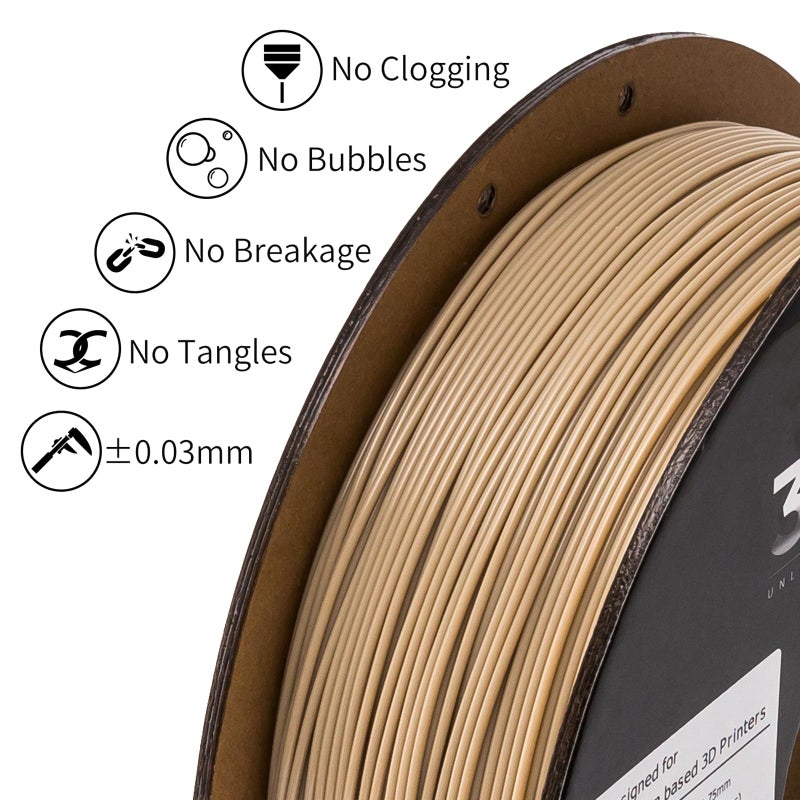 INLAND Micro Center PLA+ 3D Printing Filament 1.75mm - PLA Plus 3D Printer Filament - PLA Pro Dimensional Accuracy +/- 0.03 mm - 1kg Cardboard Spool (2.2 lbs) (1 Pack Green, 1.75mm) - Image 3
