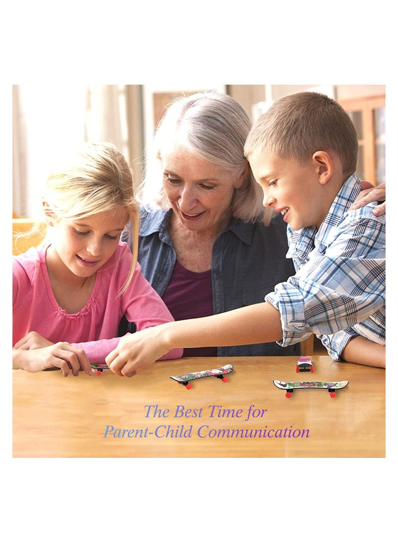 Mini Finger Skateboard Set, 20 Random Pattern Fingerboards, Tabletop Freestyle Skate Toy for Kids, Fun Mini Skateboards for Creative Play, Perfect Gift for Young Skaters - Image 3