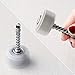 Gamtec Mini Hammer Fidget Spinners Metal with Star Fidget Finger Spinner Toy Fidget Keychian Chain Ring Cool Gadget Spinning Top Toy Focus Fingertip Gyro Stuff Gifts for Kids Adults 2 Pack - Image 3