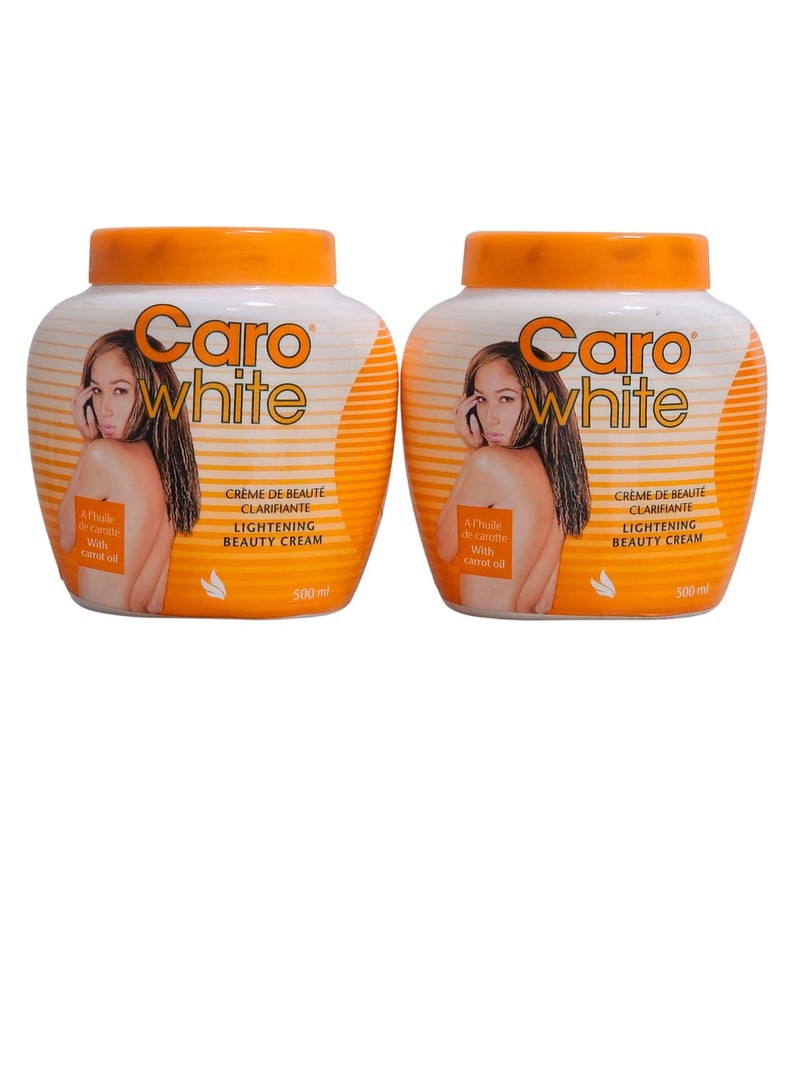 Caro White Cream  Beauty  lightening 500 ml 2psc - Image 2