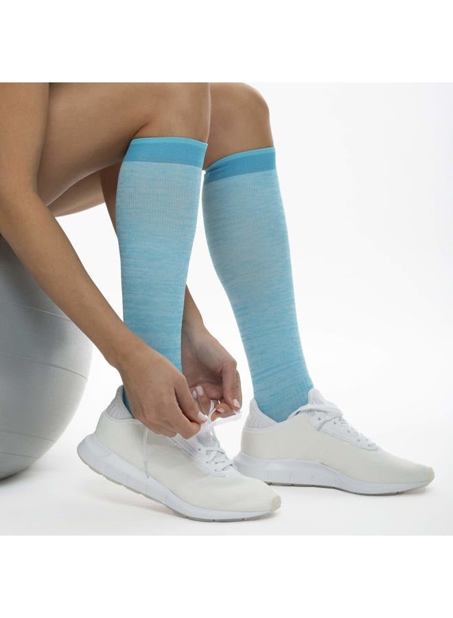 Copper Fit Unisex's 2.0 Easy-Off Knee High Compression Socks Running, Multi Color, S-M - Image 5
