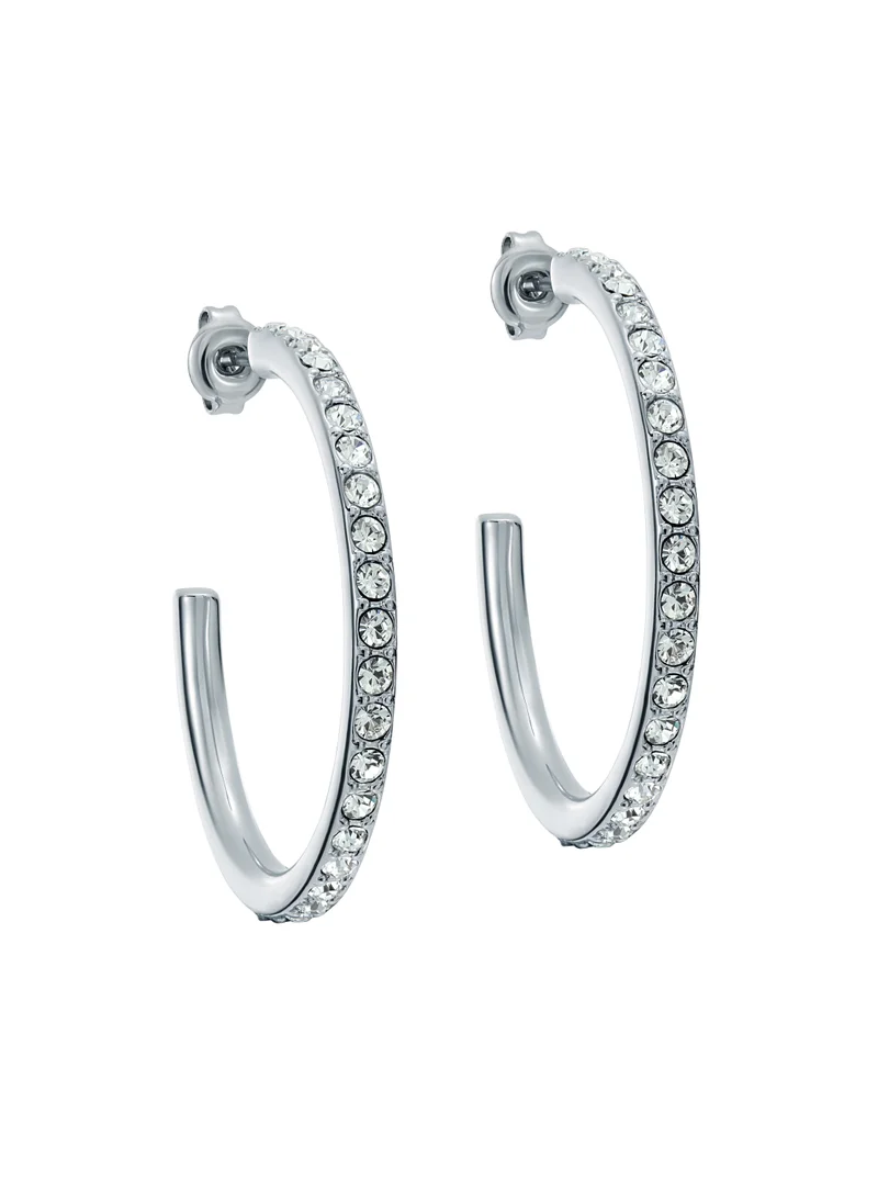 Ted Baker Medium Crystal Hoop Earrings