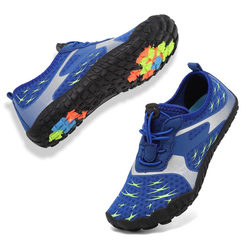 CIOR Boys & Girls Water Shoes Sports Aqua Athletic Sneakers Lightweight Sport Shoes(Toddler/Little Kid/Big Kid) U1ELJSX013-Y.Blue-30 - Image 1