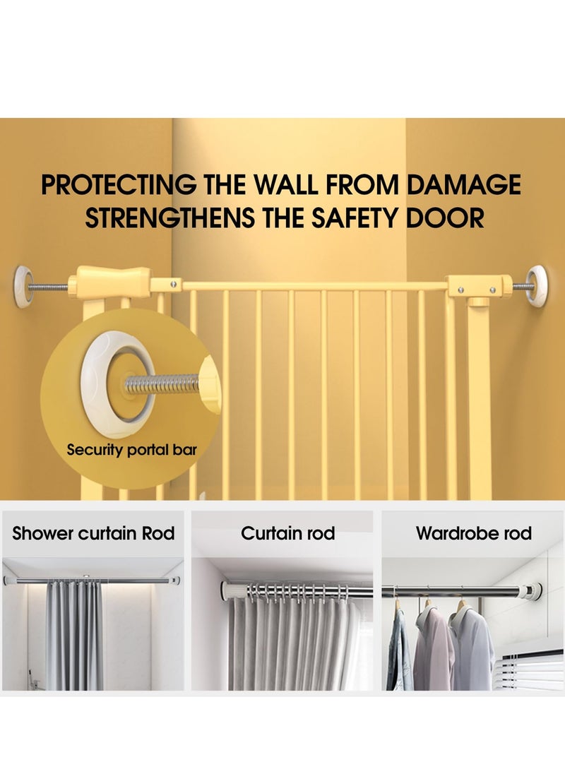 SYOSI - Pack Of 4 Stair Gate Wall Protector Ex tension Stopper Wall Guard Pads For Stair And Door - Image 1