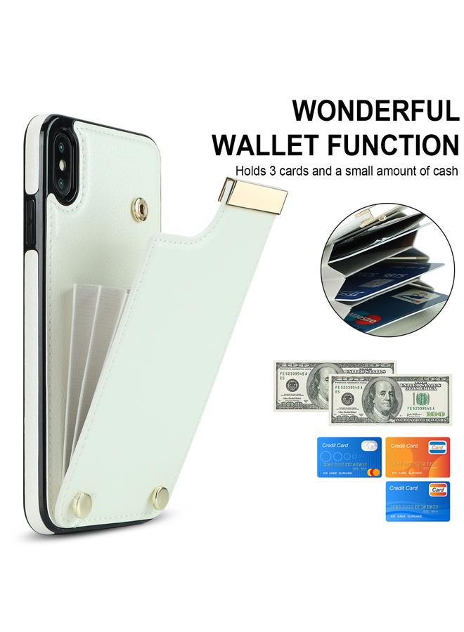 S-TOP Case For iPhone XS Max Metal Buckle Card Slots Phone Case - Image 5