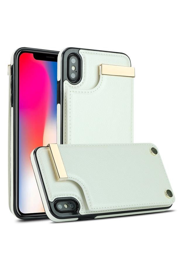 S-TOP Case For iPhone XS Max Metal Buckle Card Slots Phone Case - Image 1
