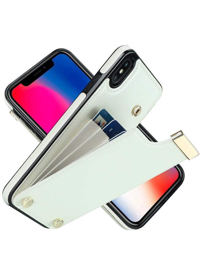 S-TOP Case For iPhone XS Max Metal Buckle Card Slots Phone Case - Image 2