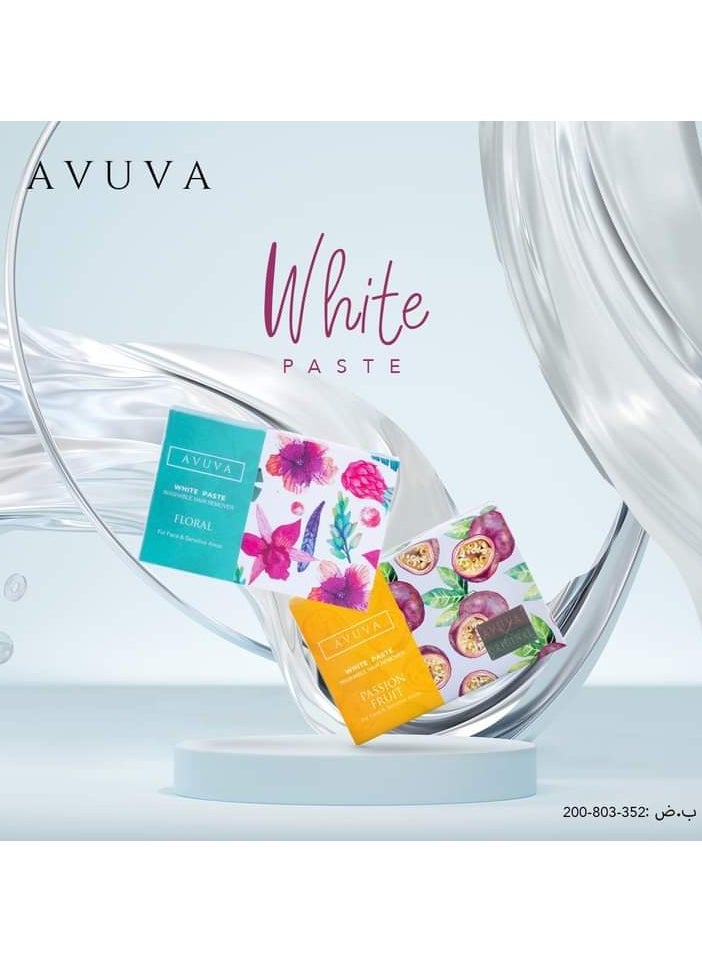 Avuva - Avuva White Paste Hair Removal Passion Fruit - 100 gm - Image 1