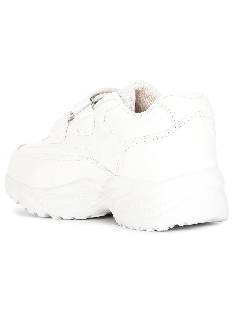 Bata Snoop E 24 Kids's White Casual Shoes - 4 UK (4511004) - Image 3