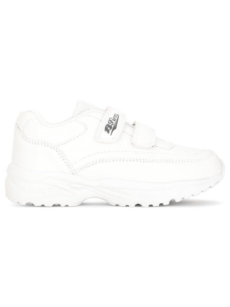 Bata Snoop E 24 Kids's White Casual Shoes - 4 UK (4511004) - Image 2