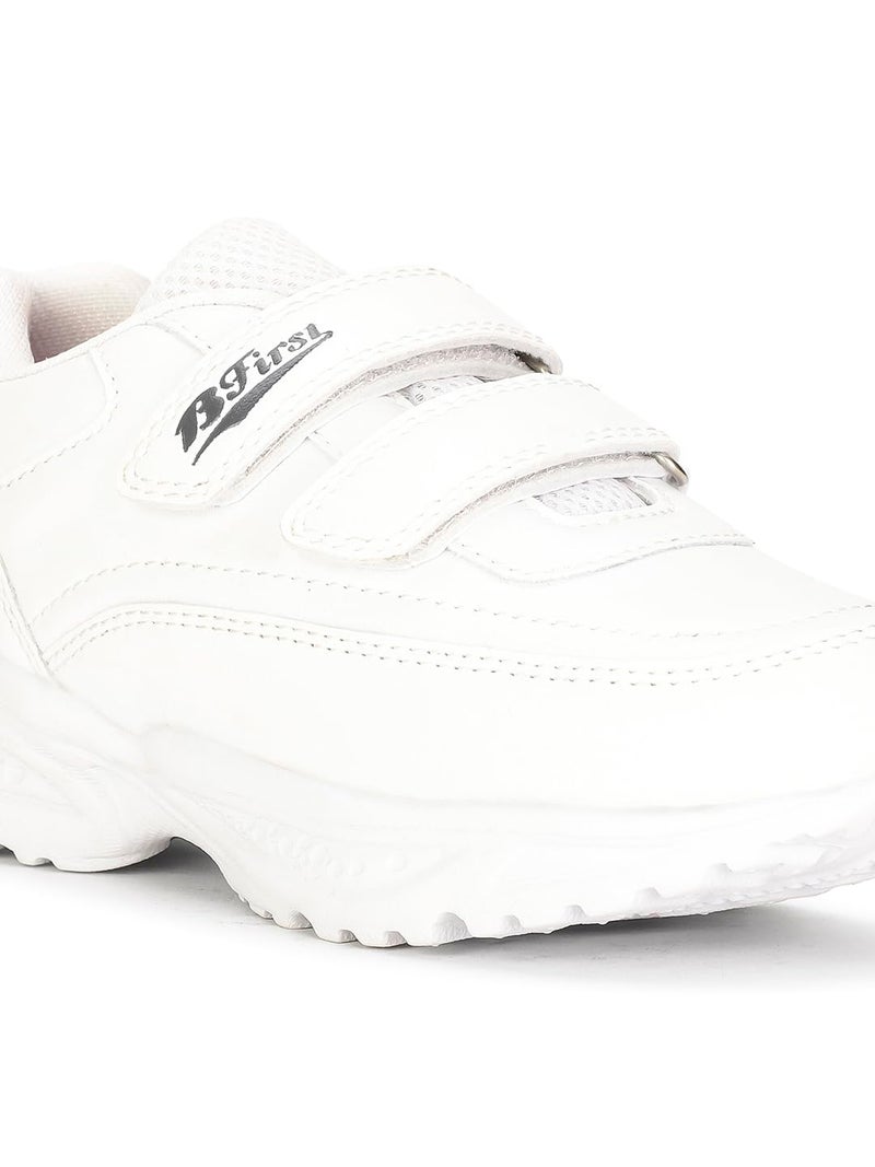 Bata Snoop E 24 Kids's White Casual Shoes - 4 UK (4511004) - Image 5