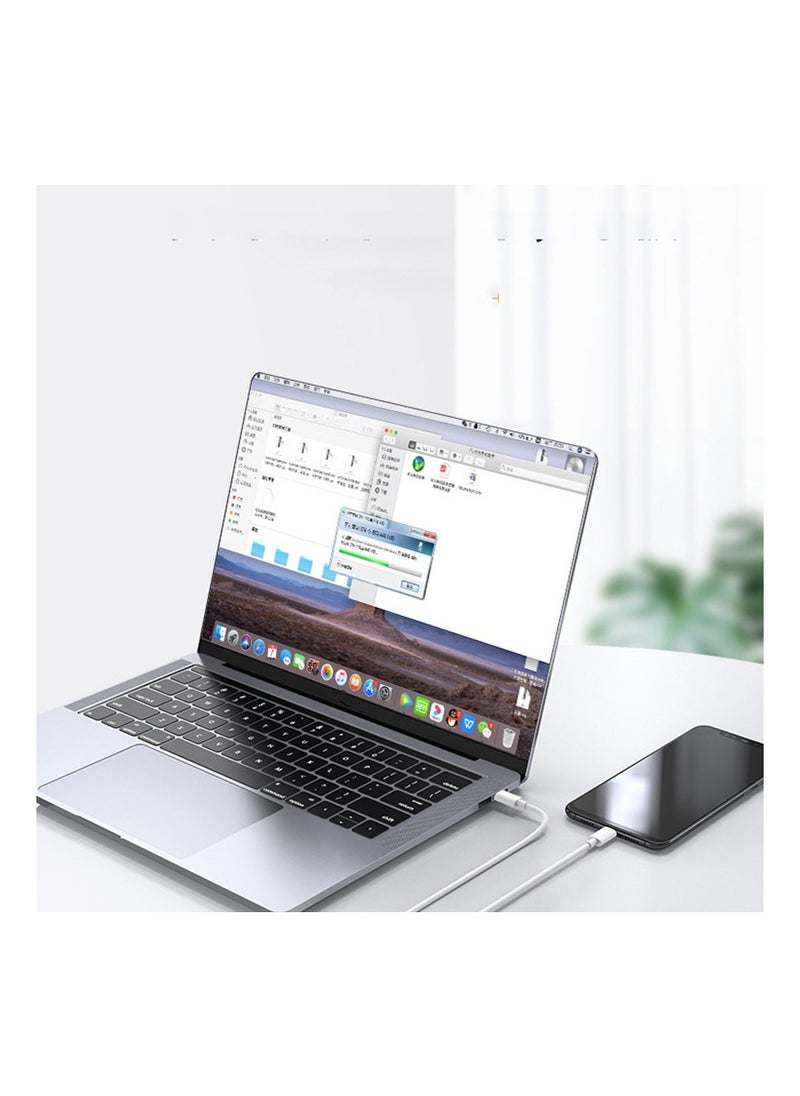 HEXABEX - USB C To USB C Cable PD Type C Fast Charging Cable USB-C White - Image 1