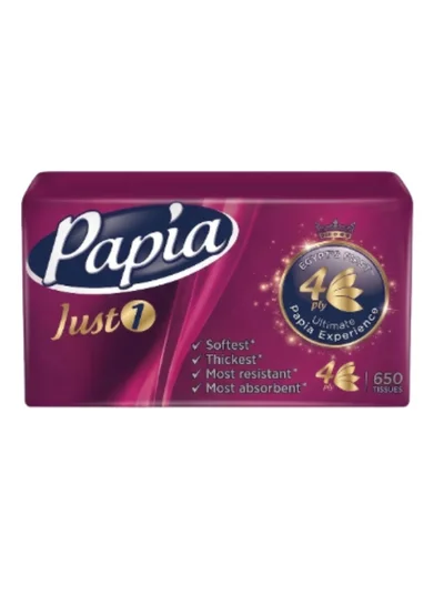 صفقة PAPIA 4PLY PE (650*3)*8_2026 facial tissue على Noon EG