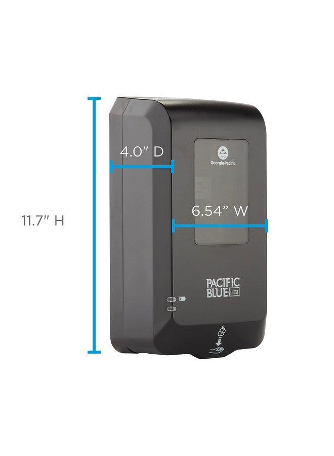 Georgia-Pacific (53590) Pacific Blue Ultra Automated Soap Dispenser, Black, Wall Mounted, Easy To Install & Maintain, Batteries Included - Image 3