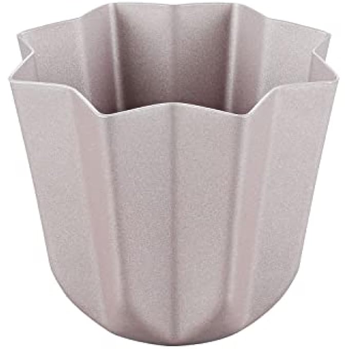 chefmade Pandoros Cake Mold 3 Inch NonStick Small Octagonal Muffin Bakeware for Oven and Instant Pot Baking Champagne Gold - Image 2