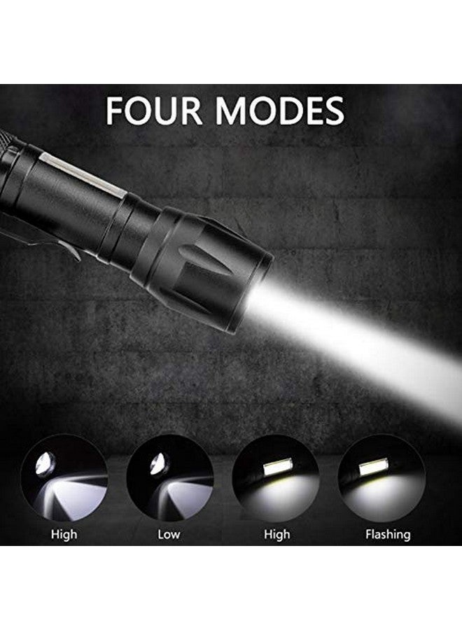 Naivete 2 in 1 Led Flashlight Zoom Light Mini Size Telescopic Portable Torch with Pen Clip Outdoor Other Camping, Aluminum, 200 lumens (2 in 1 LED Flashlight Zoom Light) - Image 2