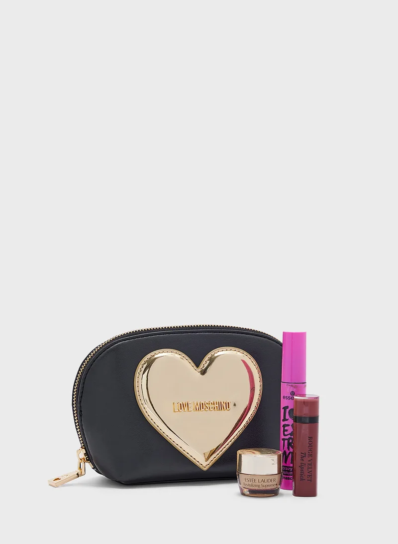 Love Moschino BLACK PU-GOLD TPU BLACK PU-GOLD TPU