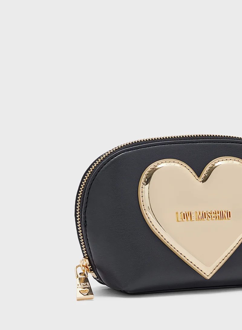 Love Moschino BLACK PU-GOLD TPU BLACK PU-GOLD TPU